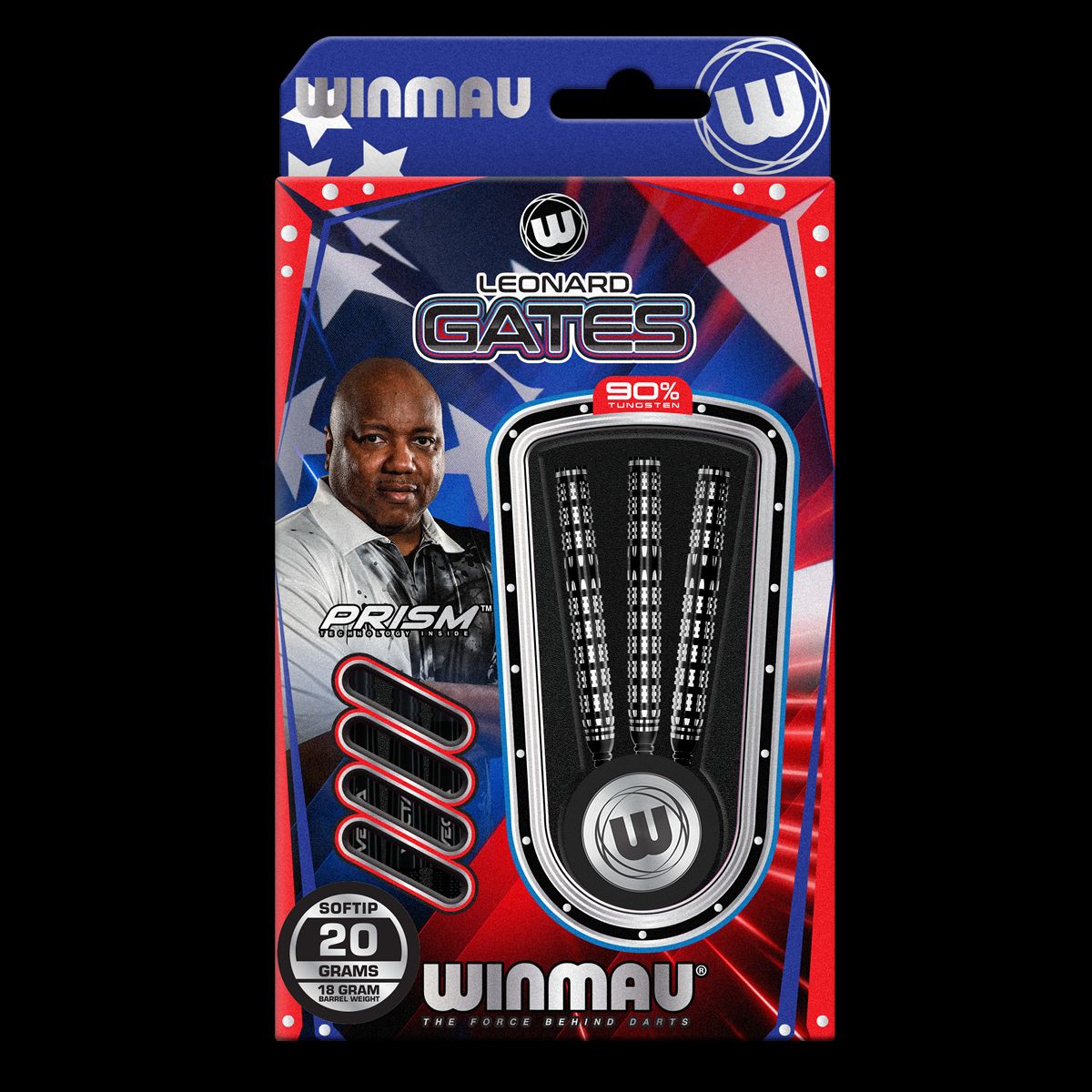 WINMAU LEONARD GATES 20G SOFT TIP