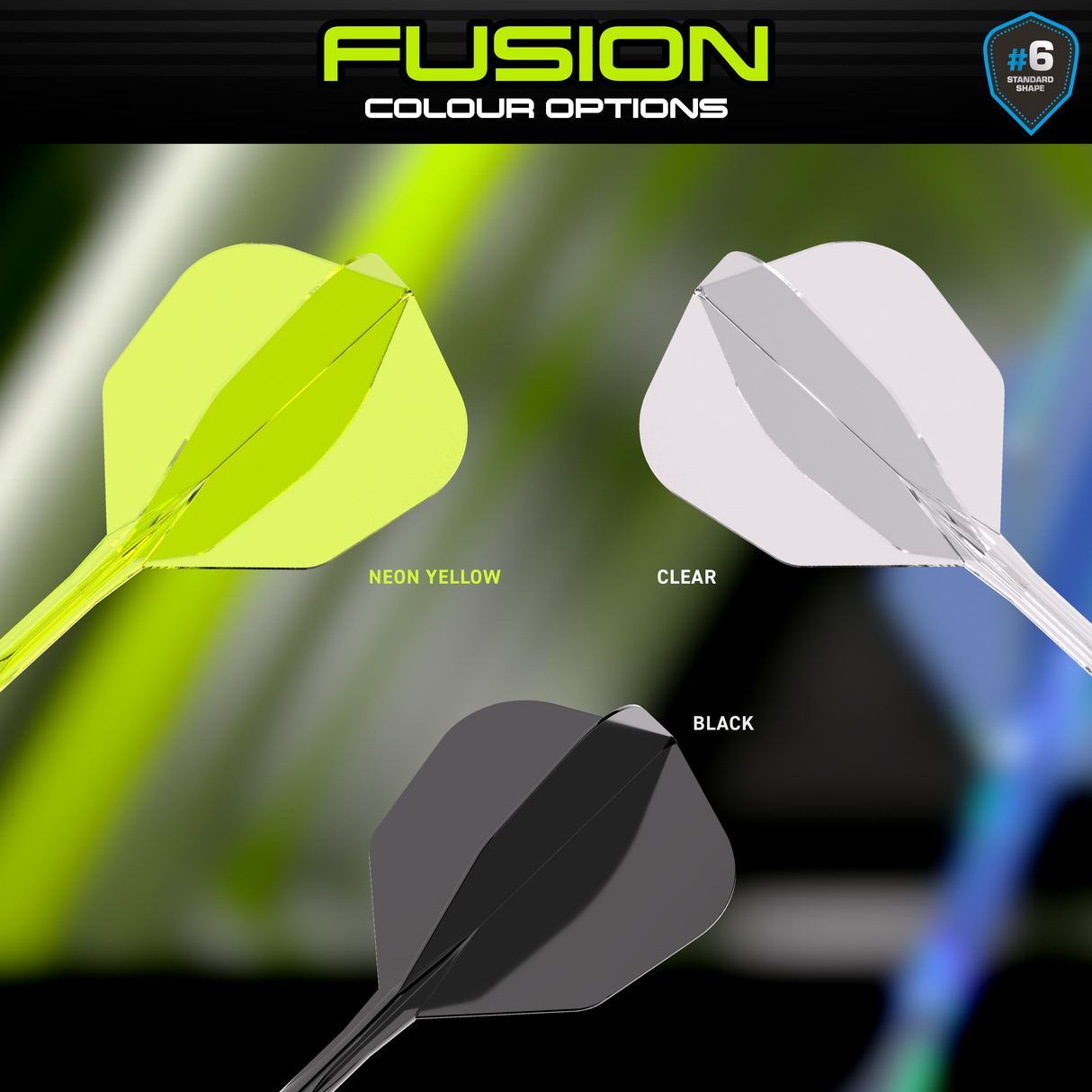 Winmau Fusion #6 Yellow