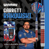 WINMAU GARRETT RAKOWSKI SOFT TIP DARTS - 20GM