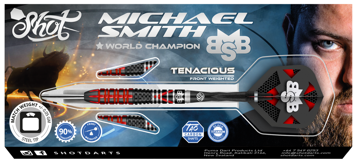 Shot! Michael Smith Tenacious Steel Tip