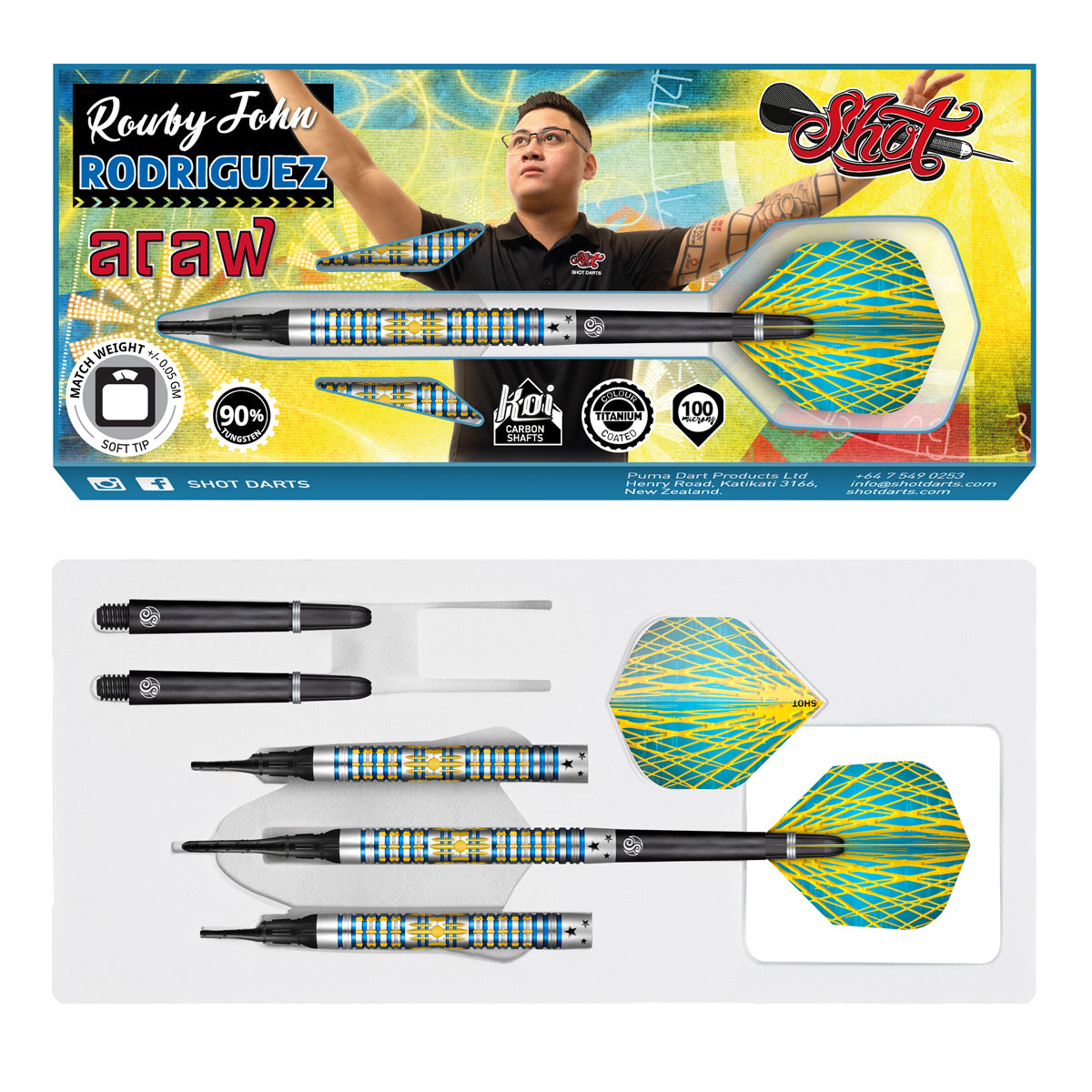 Shot! Rowby - John Rodriguez Araw 90% Soft Tip