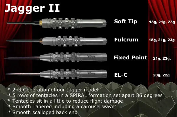 Voks Spring Loaded Soft Tip Jagger II 18g